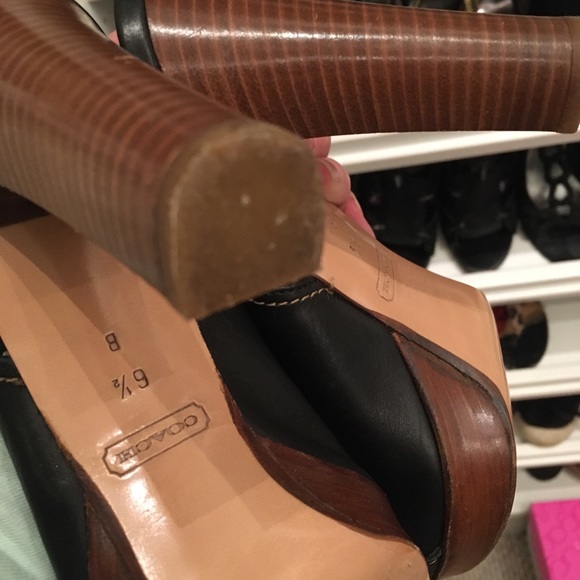 Evelyn Coach Slingback Heels 6.5 - Picture 9 of 9